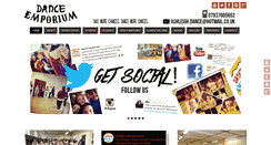 Desktop Screenshot of danceemporium.co.uk